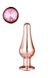 DT21826 Анальная пробка конической формы Dream Toys GLEAMING LOVE ROSE GOLD PLEASURE PLUG S - изображение 1
