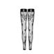 Сексуальні панчохи з відкритими шкарпетками L F243 Noir Handmade, з візерунками, чорні - зображення 3
