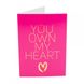 Подарункова листівка із набором Сашетів плюс конверт Kama Sutra You Own My Heart - зображення 2