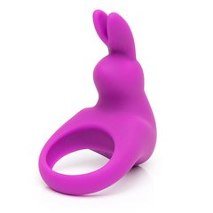 Ерекційне кільце з вібрацією Happy Rabbit Rechargeable Cock Ring Purple - картинка 1