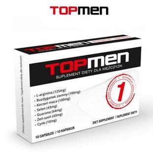 Пігулки для потенції TOPMEN, 10 шт - картинка 1