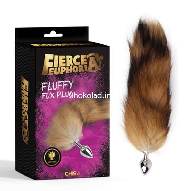 Анальна пробка з хвостом Fluffy fox Plug Chisa - картинка 1