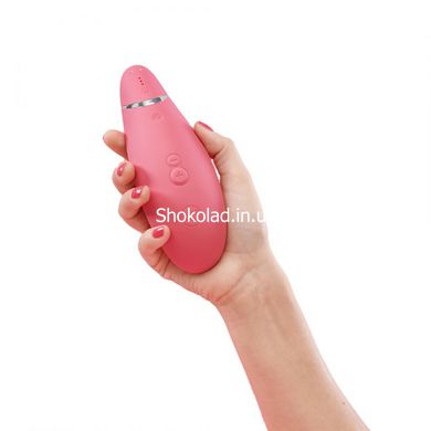 Вакуумний кліторальний стимулятор Womanizer Premium 2 Respberry, Рожевий - картинка 4