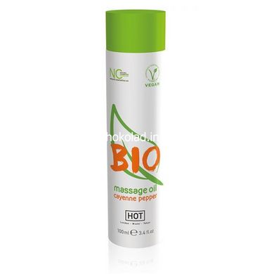 Массажное масло Hot Bio massage oil Cayenne Pepper, 100 мл - картинка 1