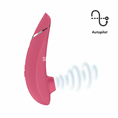 Вакуумний кліторальний стимулятор Womanizer Premium 2 Respberry, Рожевий - картинка 8