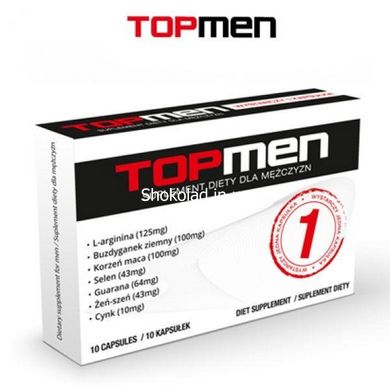 Пігулки для потенції TOPMEN, 10 шт - картинка 1