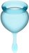 T360906 менструальні чаші Satisfyer Feel good Menstrual Cup light blue, Блакитний - зображення 2