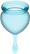 T360906 менструальні чаші Satisfyer Feel good Menstrual Cup light blue, Блакитний - зображення 3