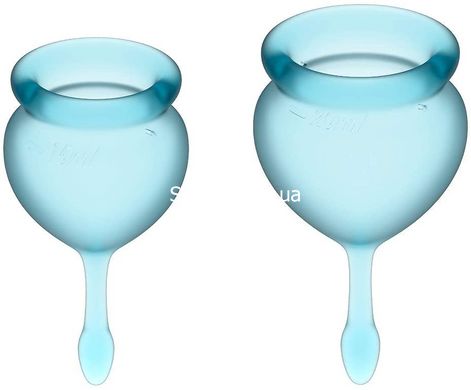 Менструальные чаши Satisfyer Feel good Menstrual Cup light blue - картинка 1