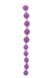 Анальний ланцюжок Jumbo Jelly Thai Beads Carded, LAVENDER, Фіолетовий - зображення 1