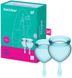 Менструальные чаши Satisfyer Feel good Menstrual Cup light blue - изображение 4