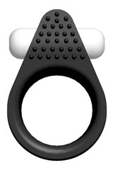 Ерекційне кільце LIT-UP SILICONE STIMU RING 1, BLACK - картинка 1