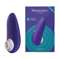 Вакуумний кліторальний стимулятор Womanizer Starlet 3 Indigo, Фіолетовий - картинка 1