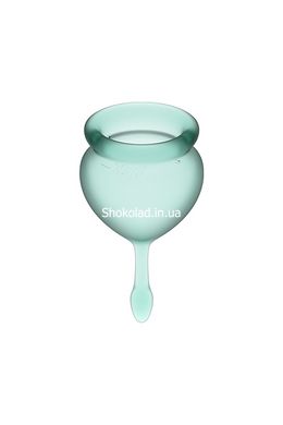 T360103 Менструальные чаши SATISFYER FEEL GOOD MENSTRUAL CUP GREEN - картинка 3