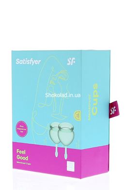 T360103 менструальні чаші SATISFYER FEEL GOOD MENSTRUAL CUP GREEN - картинка 2