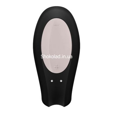 Вібромасажер для пар Satisfyer Double Joy, чорний - картинка 6