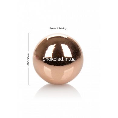 Вагінальні кульки CalExotics Climax Weighted Kegel Balls Nickel-Free - Rose Gold - картинка 3