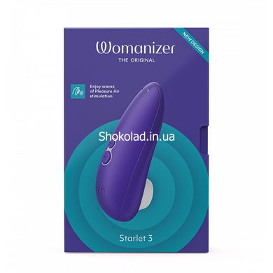 Вакуумний кліторальний стимулятор Womanizer Starlet 3 Indigo, Фіолетовий - картинка 8