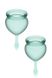 T360103 менструальні чаші SATISFYER FEEL GOOD MENSTRUAL CUP GREEN - зображення 1