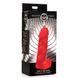 Низкотемпературная свеча пенис Master Series, красная - изображение 2