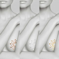 Прикраса для грудей MIMI Metallic Skin Transfer Bijoux Indiscrets - картинка 1