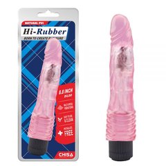 Вибромассажер Chisa Jelly Hi-Rubber, Pink - картинка 1