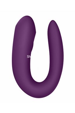 T360119 вібромасажер для пар SATISFYER DOUBLE JOY PURPLE, Фіолетовий, Розмір посилки : 10,70 х 14,50 х 5,70 - картинка 4