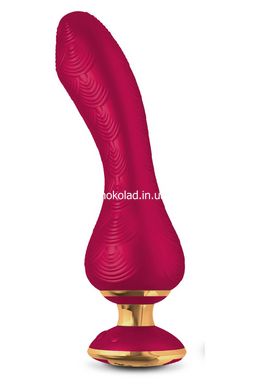 Вибратор Shunga Sanya с ручкой на подсветке, розовый, 18.5 см х 3.8 см - картинка 1