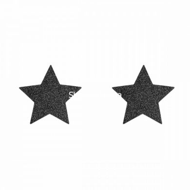 Пестиси у вигляді зірочок Bijoux Indiscrets, чорні - картинка 3