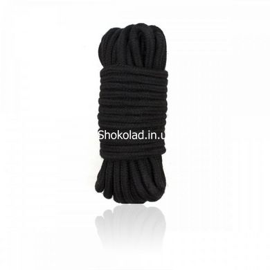 Мотузка для шибарі чорна 10м, Черный - картинка 1