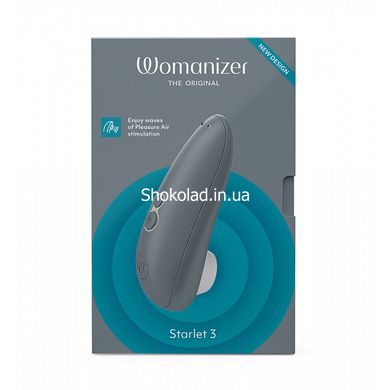 Вакуумный клиторальный стимулятор Womanizer Starlet 3 Gray - картинка 12