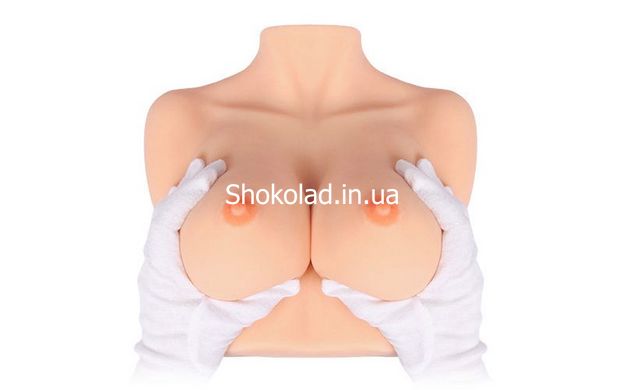 Мастурбатор-груди Kokos Bouncing Titties D сир, Телесный - картинка 4