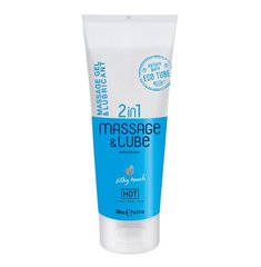 Массажный гель и лубрикант HOT Massage- & Glide Gel 2in1 Silky touch 200 ml - картинка 1