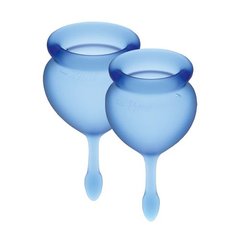 Менструальні чаші Satisfyer Feel good Menstrual Cup (dark blue) - картинка 1