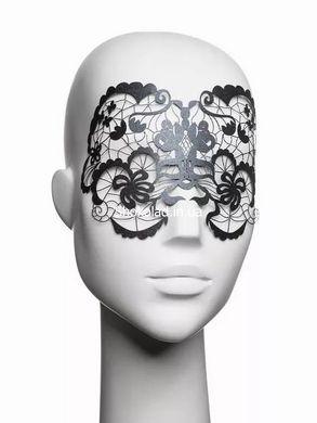 Вінілова маска Anna від Bijoux Indiscrets, чорна - картинка 3