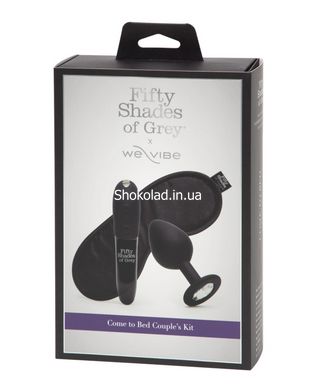 Набір секс іграшок (анальна пробка, віброкуля, маска) Fifty Shades of Grey - картинка 4