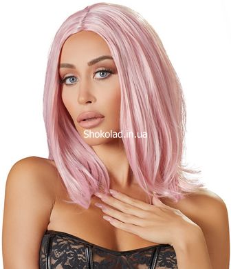Перука рожева Wig, bob, pink - картинка 3