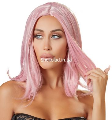 Перука рожева Wig, bob, pink - картинка 2