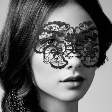 Вінілова маска Anna від Bijoux Indiscrets, чорна - картинка 2