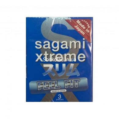 Супертонкие латексные презервативы Sagami Xtreme Feel Fit 3 шт - картинка 2