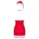 Комплект Obsessive Kissmas chemise Red ® XXL, Червоний, XXL - зображення 2