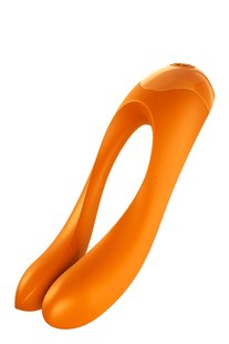 Универсальный мини вибратор Satisfyer Candy Cane orange - картинка 1