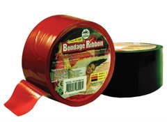 Бондажная пленка — клеящаяся Bondage Ribbon: 5cm/18mtr, RED - картинка 1