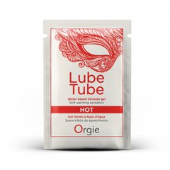 ПРОБНИК Согревающая смазка для секса "LUBE TUBE HOT" Orgie 2 мл - картинка 1