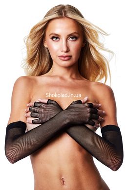 Довгі рукавички без пальців BACI FINGERLESS FISHNET OPERA GLOVE O\S - картинка 1