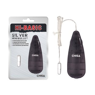 Віброкулька Chisa Hi-Basic Silver Mini Bullet - картинка 1