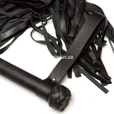 Батіг Leather Turkish Head Knot, Black, Черный - картинка 2