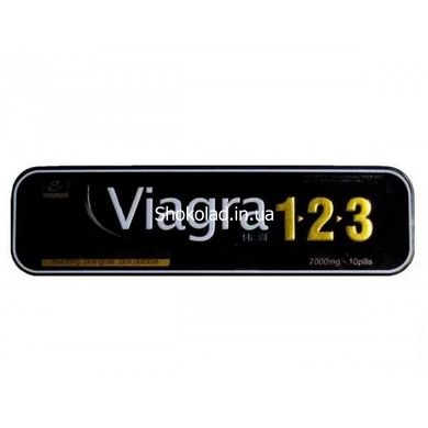 Препарат для посилення чоловічої ерекції Viagra 123 (ціна за упаковку, 10 шт) - картинка 3