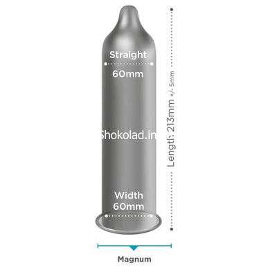 Презерватив EXS Большого размера Magnum LARGE Веган за 5 шт - картинка 3
