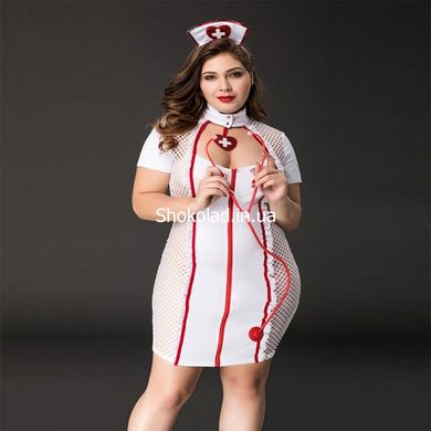 Еротичний костюм " чуттєва Медсестра», 4 предмети, розмір XL / XXL - картинка 4